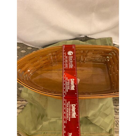 Longaberger Row Your Boat Basket+Plastic Protector SIGNED by 6 FAMILY members - Picture 14 of 14